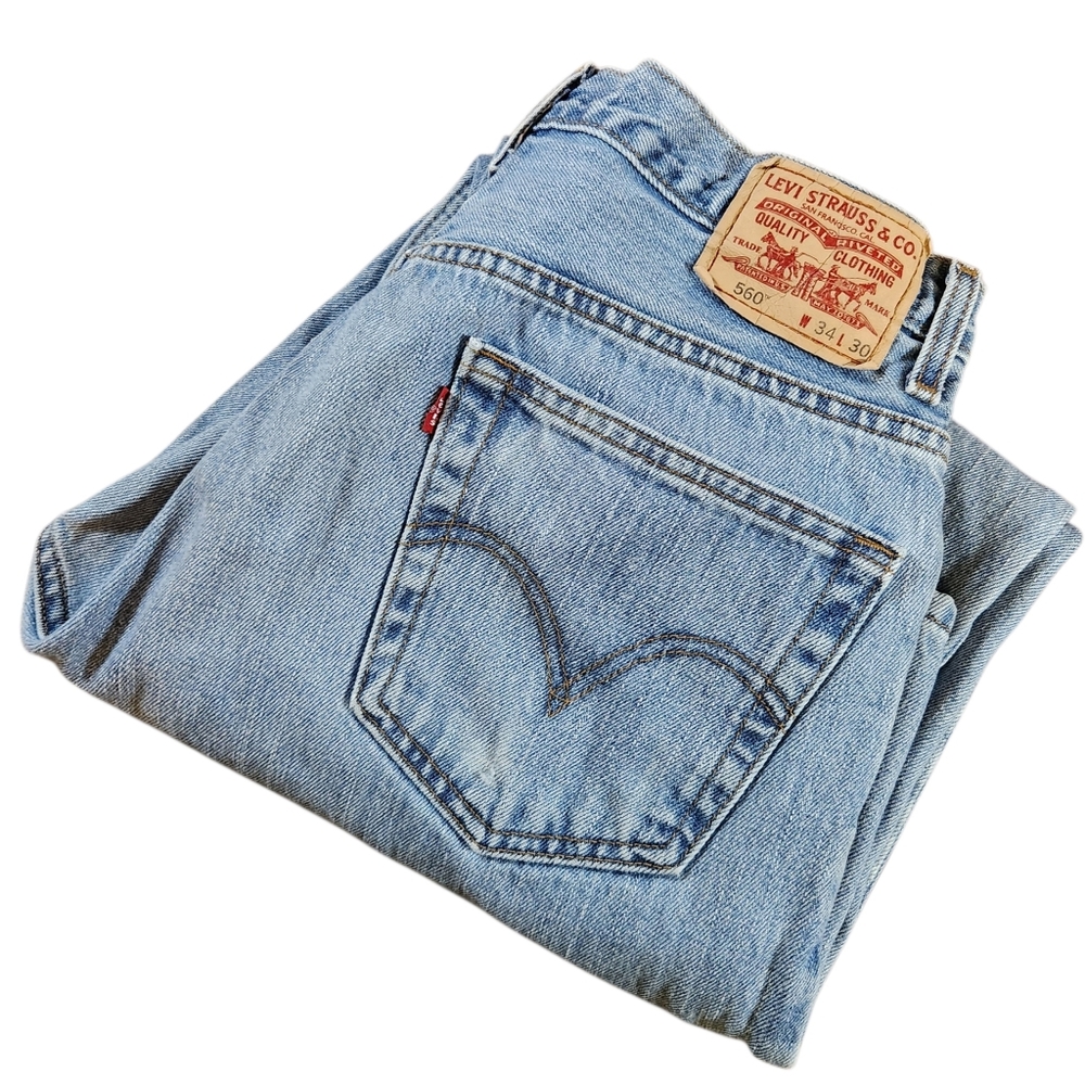 Levi's Sky Blue Relaxed Fit Jeans 560